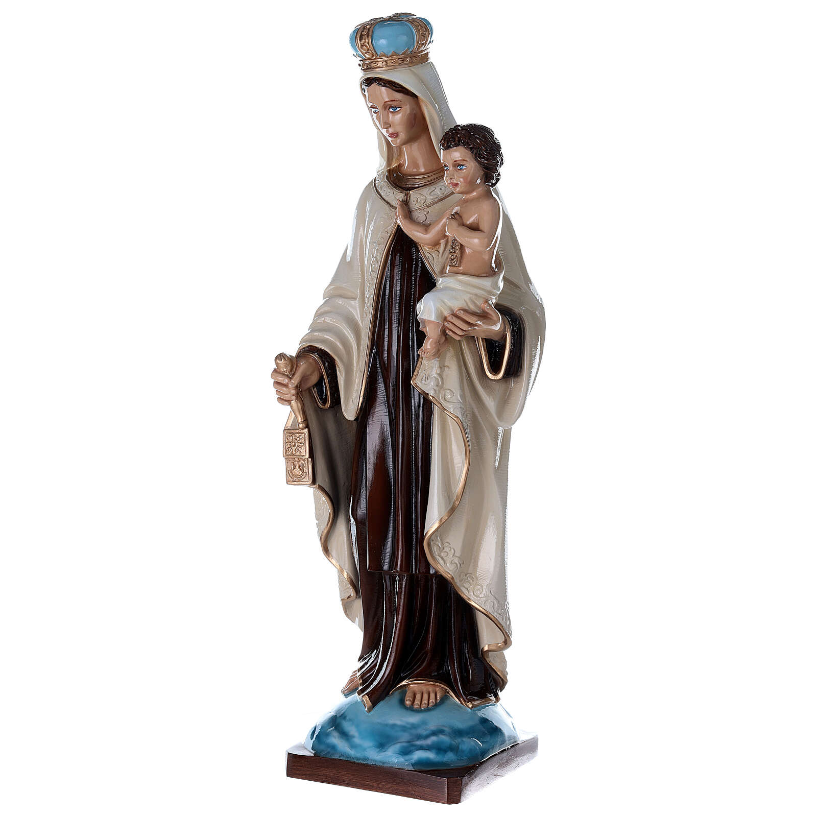 Statue of Our Lady of Mount Carmel in painted fibreglass 80 | online ...