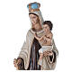 Statua Madonna del Carmelo 80 cm fiberglass dipinto PER ESTERNO s2