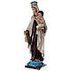 Statua Madonna del Carmelo 80 cm fiberglass dipinto PER ESTERNO s3