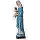 Statue of the Virgin Mary with Baby Jesus in fibreglass 80 cm for EXTERNAL USE s8