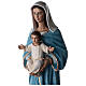 Estatua Virgen con niño 80 cm fiberglass pintado PARA EXTERIOR s2