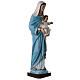 Estatua Virgen con niño 80 cm fiberglass pintado PARA EXTERIOR s6