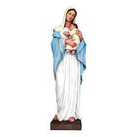 Figura Madonna z Dzieciątkiem, 100 cm, włókno szklane, malowana, NA ZEWNĄTRZ