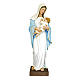 Vierge à l'enfant en fibre de verre colorée de 170 cm POUR EXTÉRIEUR s1