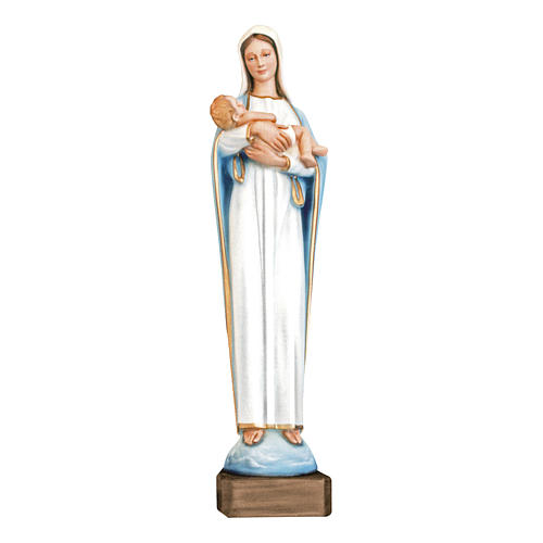 Statue of the Virgin Mary with Baby Jesus in fibreglass 80 cm for EXTERNAL USE 1