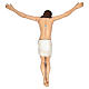 Corpo di Cristo 90 cm in vetroresina dipinta PER ESTERNO s5