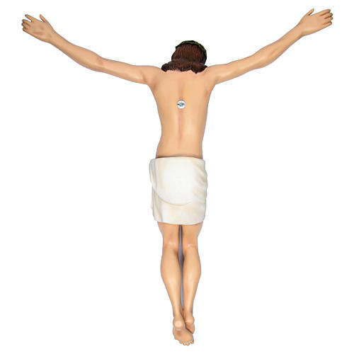 Corpo de Cristo 90 cm Fibra de Vidro Pintada PARA EXTERIOR 5