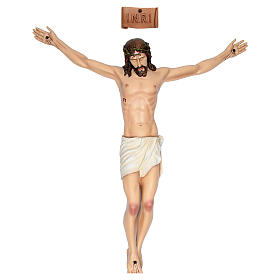 Corpus of Christ, 90 cm in painted fiberglass FOR OUTDOORS
