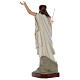 Satue of Resurrected Jesus in painted fibreglass 130 cm for EXTERNAL USE s7