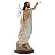 Resurrection Jesus Statue with Flag, 130 cm in painted fiberglass, FOR OUTDOORS s3