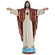 Estatua Jesús Redentor 160 cm fibra de vidrio pintada PARA EXTERIOR s1