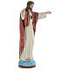 Estatua Jesús Redentor 160 cm fibra de vidrio pintada PARA EXTERIOR s3