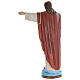 Estatua Jesús Redentor 160 cm fibra de vidrio pintada PARA EXTERIOR s6