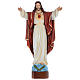 Estatua Jesús Redentor 100 cm fibra de vidrio pintada PARA EXTERIOR s1