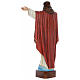 Estatua Jesús Redentor 100 cm fibra de vidrio pintada PARA EXTERIOR s4