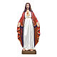 Statue of Jesus with open hands in coloured fibreglass 130 cm for EXTERNAL USE s1