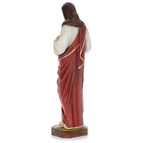 Statue Heiligstes Herz Jesus 100cm Fiberglas AUSSENGEBRAUCH 4