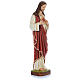 Statue of Sacred Heart of Jesus, 100 in painted fiberglass FOR OUTDOORS s3