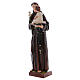 Statue of St. Anthony of Padua in painted fibreglass 65 cm for EXTERNAL USE s3
