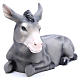 Ox and Donkey in painted fibreglass 100 cm for EXTERNAL USE s4