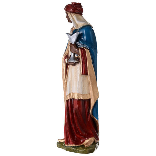 Wise Men for Nativity Scene in painted fibreglass 80 cm for EXTERNAL USE 13