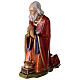 Wise Men Set, 80 cm in painted fiberglass FOR OUTDOORS s12