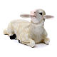 Schafe Set zu 2 Figuren für 80 cm Krippe aus bemaltem Glasfaserkunststoff für den AUßENBEREICH GEEIGNET s2