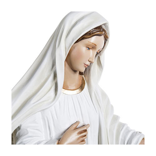 Statue of Our Lady of Medjugorje in fibreglass 170 cm for EXTERNAL USE 6