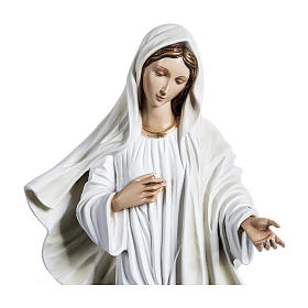 Estatua Virgen de Medjugorje 170 cm fibra de vidrio PARA EXTERIOR