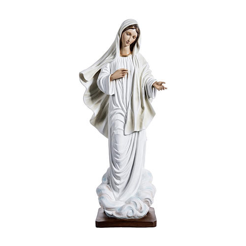 Estatua Virgen de Medjugorje 170 cm fibra de vidrio PARA EXTERIOR 1