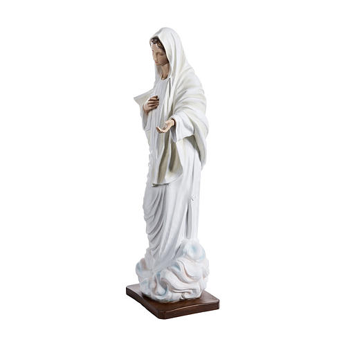 Statue of Our Lady of Medjugorje in fibreglass 130 cm for EXTERNAL USE 3