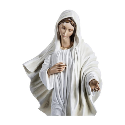 Nossa Senhora de Medjugorje 130 cm fibra de vidro PARA EXTERIOR 4