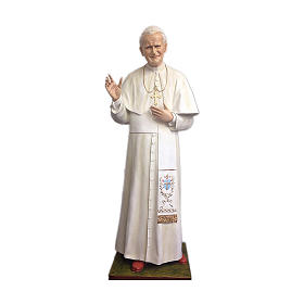 Estatua Juan Pablo II fibra de vidrio 170 cm PARA EXTERIOR