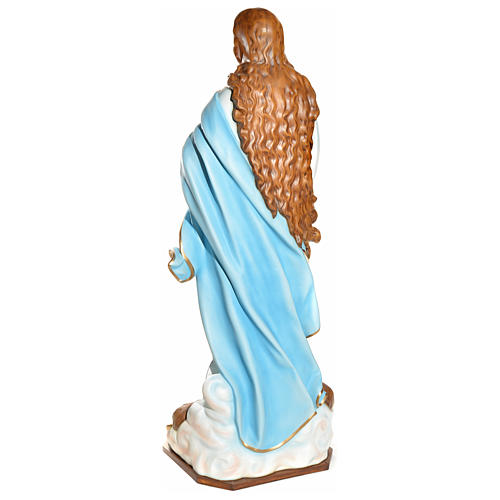 Statue of the Blessed Virgin of the Assumption in fibreglass 180 cm for EXTERNAL USE 7