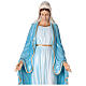 Statue of the Immaculate Virgin Mary with crystal eyes in fibreglass 145 cm for EXTERNAL USE s2