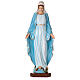 Estatua María Inmaculada ojos cristal 145 cm fibra de vidrio PARA EXTERIOR s1