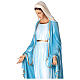 Estatua María Inmaculada ojos cristal 145 cm fibra de vidrio PARA EXTERIOR s4