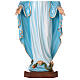 Estatua María Inmaculada ojos cristal 145 cm fibra de vidrio PARA EXTERIOR s6