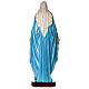 Estatua María Inmaculada ojos cristal 145 cm fibra de vidrio PARA EXTERIOR s8
