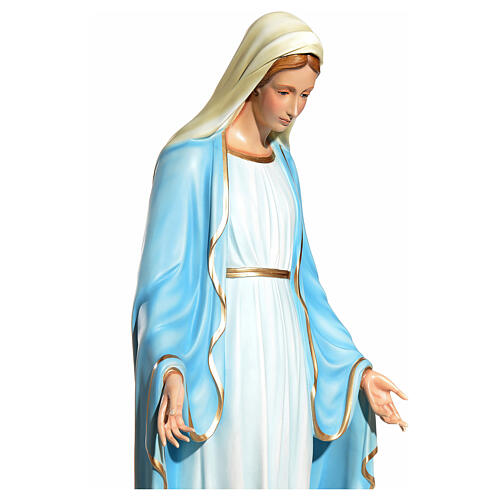 Statue of the Immaculate Virgin Mary in fibreglass 145 cm for EXTERNAL USE 4