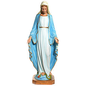 Statue de la Vierge immaculée en fibre de verre de 145 cm de hauteur POUR EXTÉRIEUR