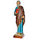 Statue of St. Peter in painted fibreglass 160 cm for EXTERNAL USE s1