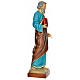 Statue of St. Peter in painted fibreglass 160 cm for EXTERNAL USE s3