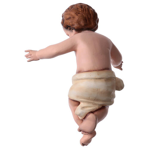 Baby Jesus 30 cm in coloured fibreglass 6