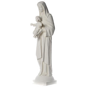 Baby Jesus statue with open arms, 30 cm in colored fiberglass