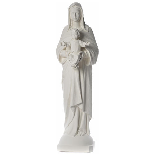 Baby Jesus statue with open arms, 30 cm in colored fiberglass 1