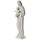 Baby Jesus statue with open arms, 30 cm in colored fiberglass s2
