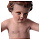 Baby Jesus statue with open arms, 30 cm in colored fiberglass s6