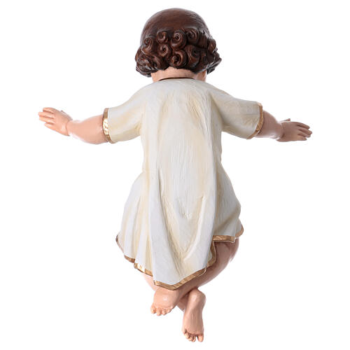 Coloured fibreglass Baby Jesus 50 cm 6