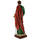 Statue of St. Paul in coloured fibreglass 160 cm for EXTERNAL USE s4